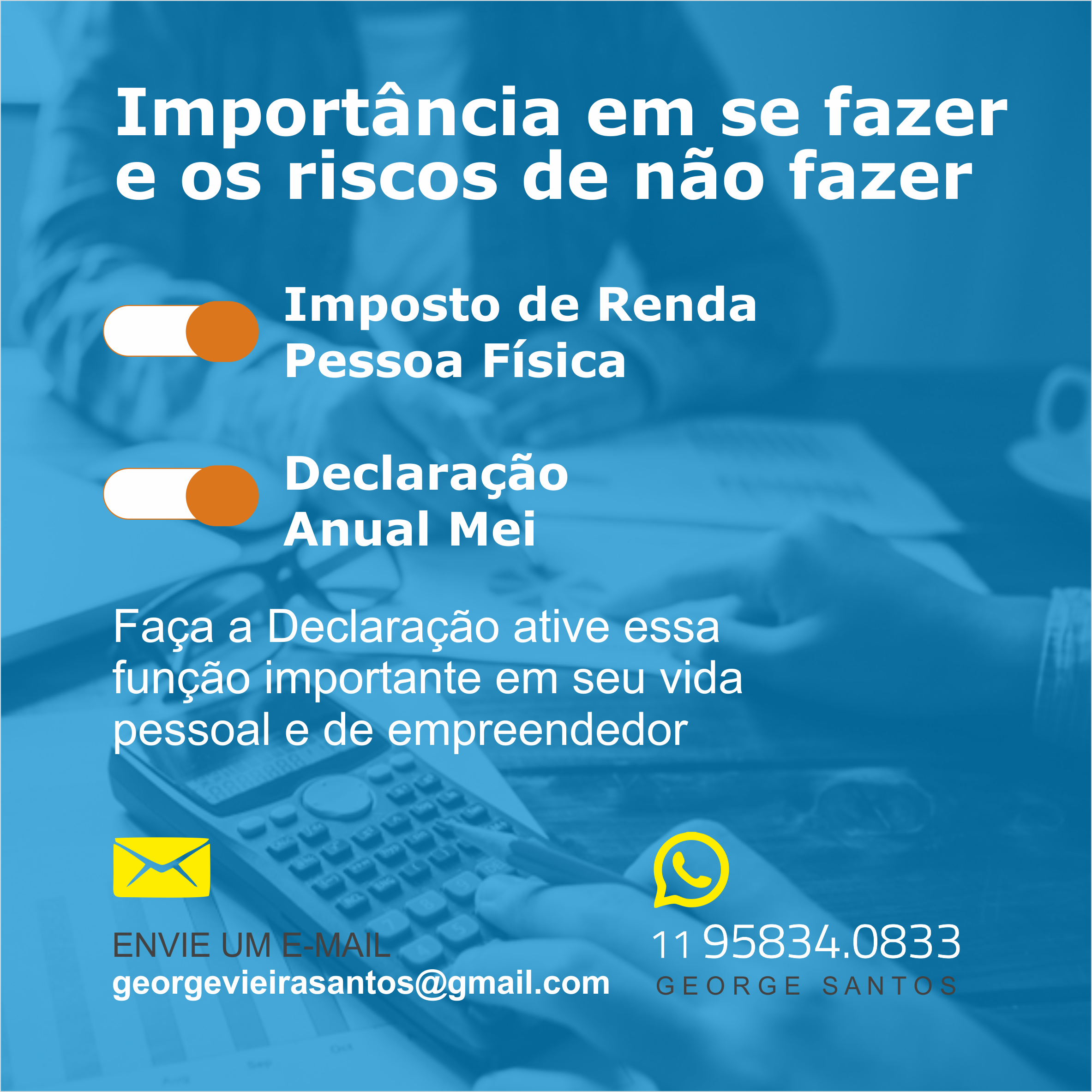 Propaganda Importância do Imposto de Renda Pessoa Física e ...